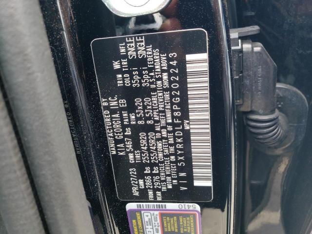 5XYRKDLF8PG202243 KIA SORENTO SX