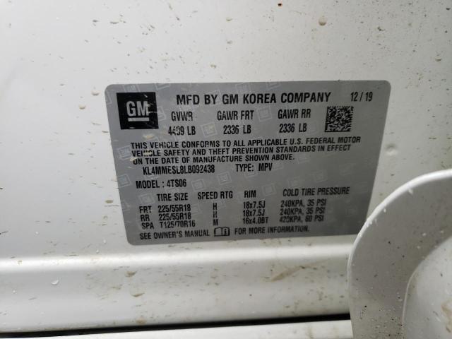 KL4MMESL8LB092438 2020 BUICK ENCORE, photo no. 14