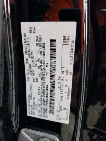 2018 FORD ESCAPE SE 1FMCU0GD2JUC36844