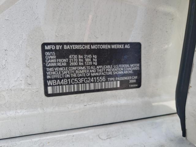 2015 BMW 435 I GRAN - WBA4B1C53FG241556