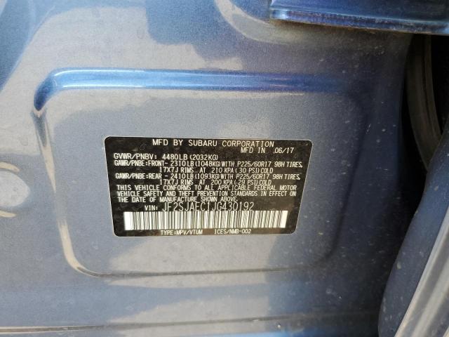 JF2SJAEC1JG430192 Subaru Forester 2.5i Premium