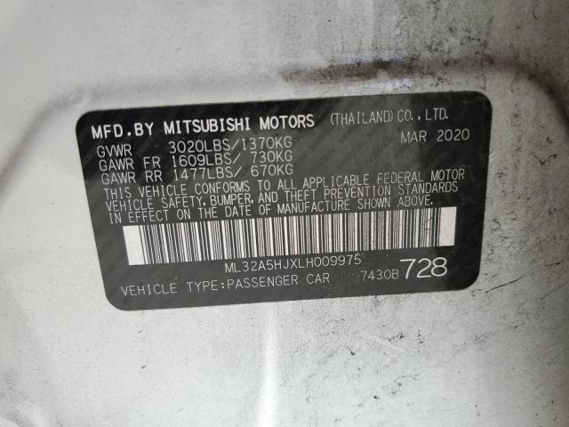 2020 MITSUBISHI MIRAGE LE ML32A5HJXLH009975