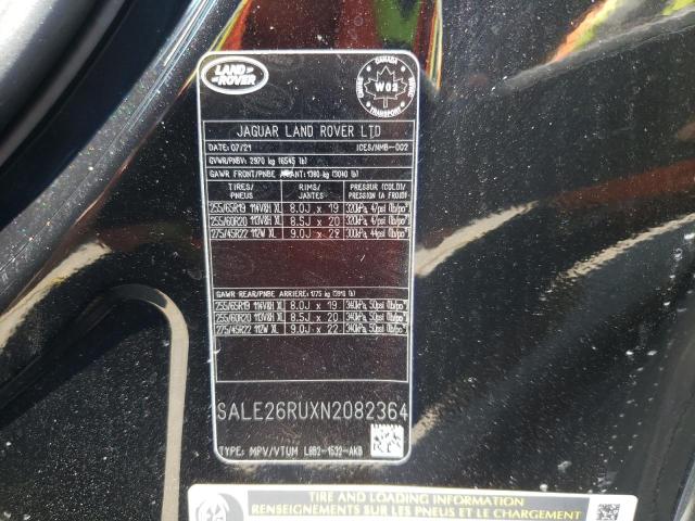 2022 LAND ROVER DEFENDER 9 - SALE26RUXN2082364