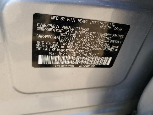 JF2SJGWCXHH428253 Subaru Forester 2.0xt Touring