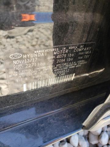 2018 HYUNDAI IONIQ SEL - KMHC75LC1JU066512