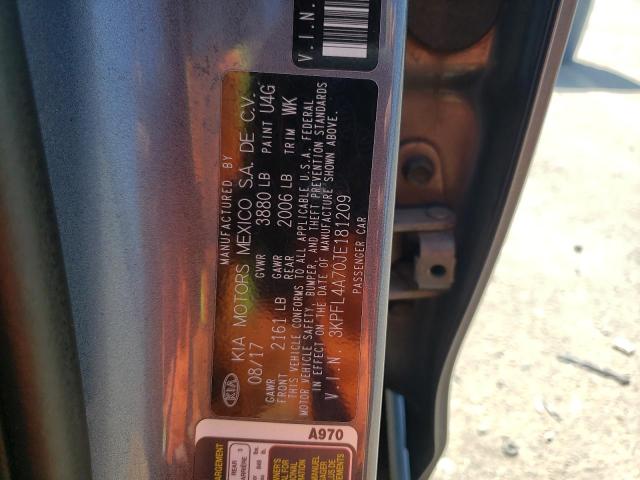 3KPFL4A70JE181209 KIA FORTE LX