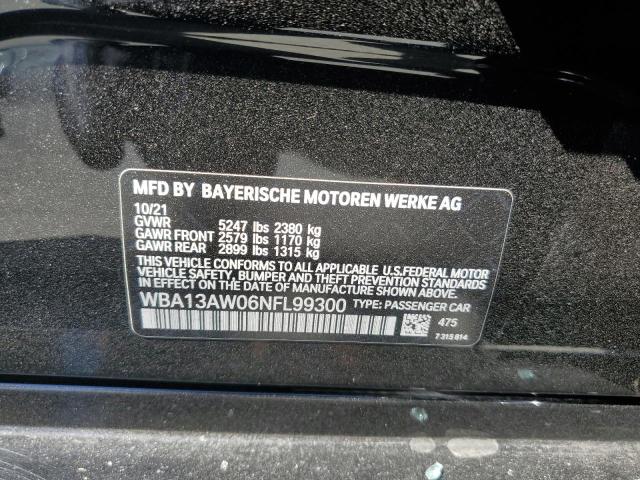 2022 BMW M440XI GRA - WBA13AW06NFL99300