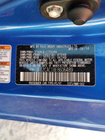JF1ZCAC18E8606489 Subaru Brz 2.0 Limited