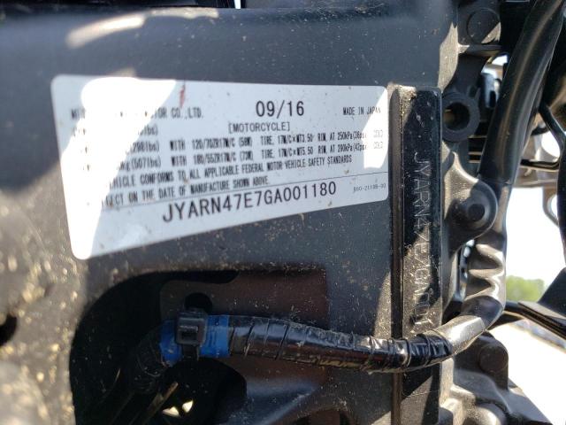2016 YAMAHA XSR900 60T - JYARN47E7GA001180