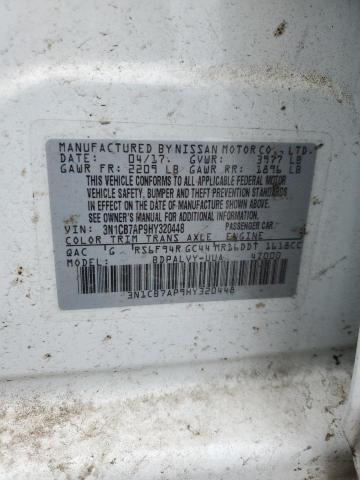 3N1CB7AP9HY320448 Nissan Sentra Sr Turbo