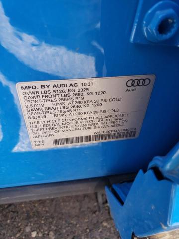 WA1EECF34N1040314 Audi Q3 PREMIUM 12