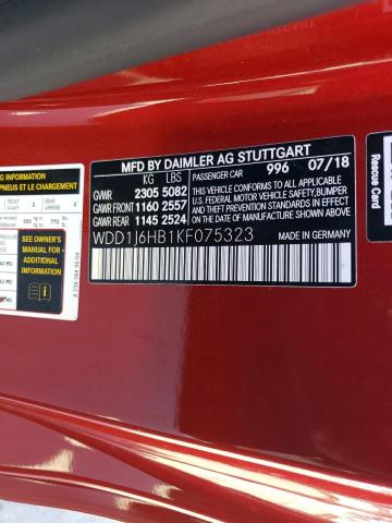 WDD1J6HB1KF075323 Mercedes-Benz E 450