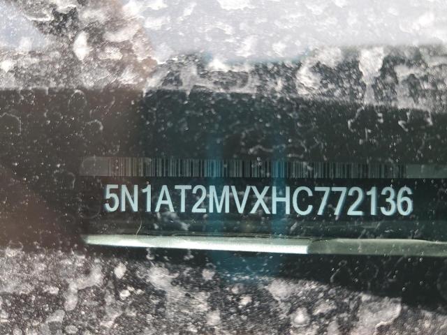 5N1AT2MVXHC772136 Nissan ROGUE SV