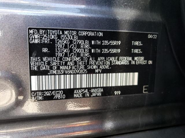 2022 TOYOTA RAV4 PRIME - JTMEB3FV6ND090825
