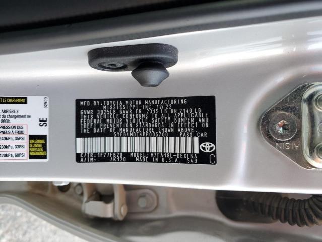 5YFB4MDE4PP005700 | 2023 TOYOTA COROLLA LE