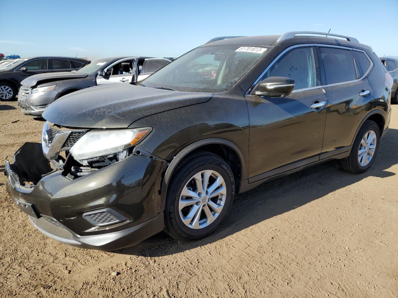 2014 Nissan Rogue S vin: 5N1AT2MV3EC857251