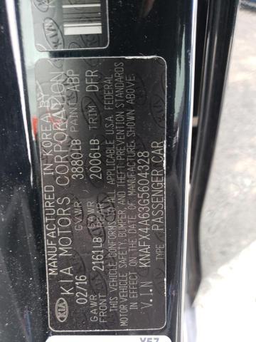 KNAFX4A63G5604328 KIA FORTE LX