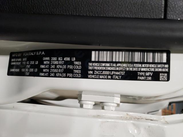 2018 JEEP RENEGADE L - ZACCJBBB1JPH44707