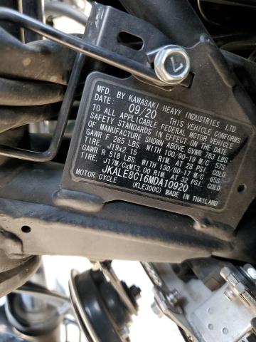 2021 KAWASAKI KLE300 C - JKALE8C16MDA10920