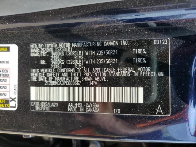 2023 LEXUS RX 350H BA - 2T2BBMCA3PC008667