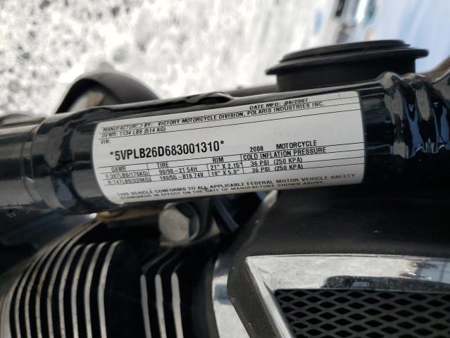 2008 VICTORY MOTORCYCLES VEGAS LOW 5VPLB26D683001310