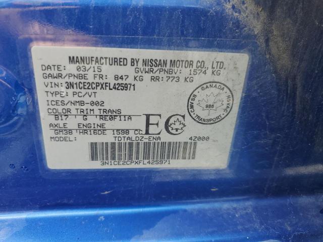 2015 NISSAN VERSA NOTE - 3N1CE2CPXFL425971