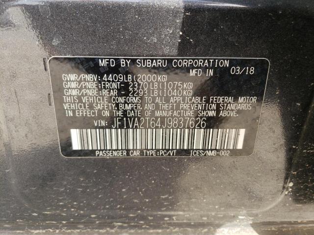 JF1VA2T64J9837626 Subaru Wrx Sti Limited