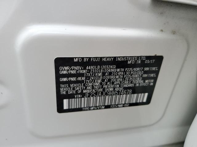 JF2SJAJC9HH574678 Subaru Forester 2.5i Limited