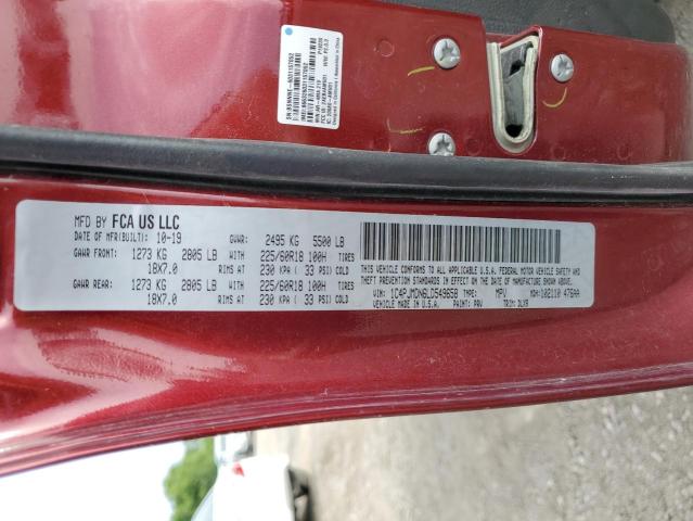 1C4PJMDN6LD549658 Jeep Cherokee Limited
