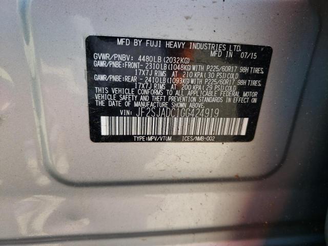 JF2SJADC1GG424919 Subaru Forester 2.5i Premium