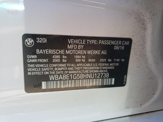 WBA8E1G58HNU12738 BMW 320 I
