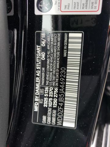 WDDZF4JB5JA469230 Mercedes-Benz E 300