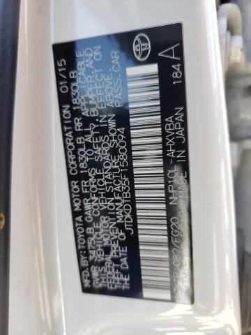 JTDKDTB35F1580094 Toyota PRIUS C