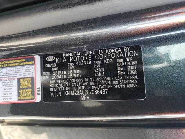 KNDJ23AU2L7086487 KIA SOUL LX