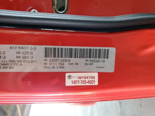 2C3CDXCT1JH238134 Dodge CHARGER R/T