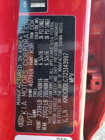 KNDCB3LC7J5143997 KIA NIRO FE