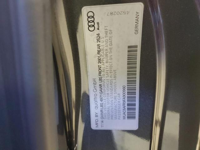 2015 AUDI RS5 WUAC6AFR9FA900960