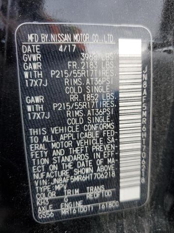 JN8AF5MR6HT706218 Nissan JUKE S
