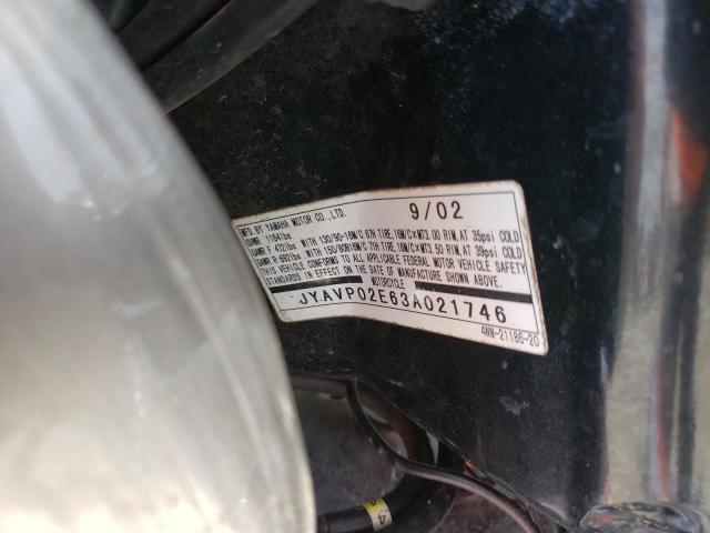 2003 YAMAHA XV1600 AS JYAVP02E63A021746