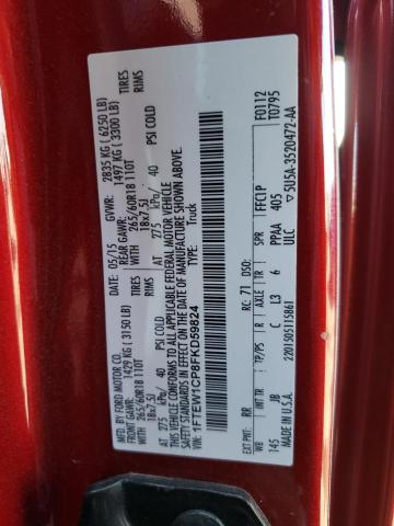 1FTEW1CP8FKD59824 Ford F150 Supercrew