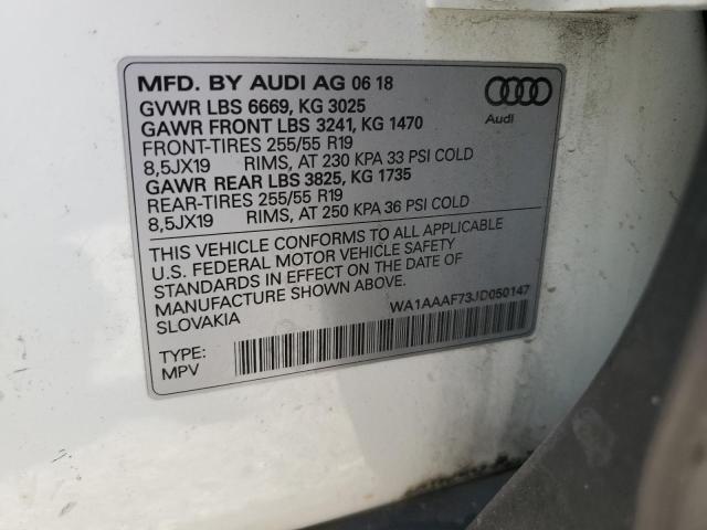 VIN WA1AAAF73JD050147 2018 Audi Q7, Premium no.13