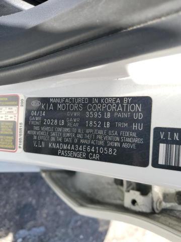 KNADM4A34E6410582 KIA RIO LX