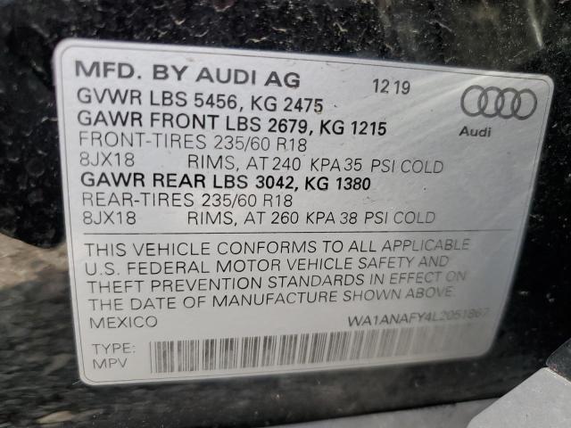 WA1ANAFY4L2051867 2020 AUDI Q5, photo no. 13