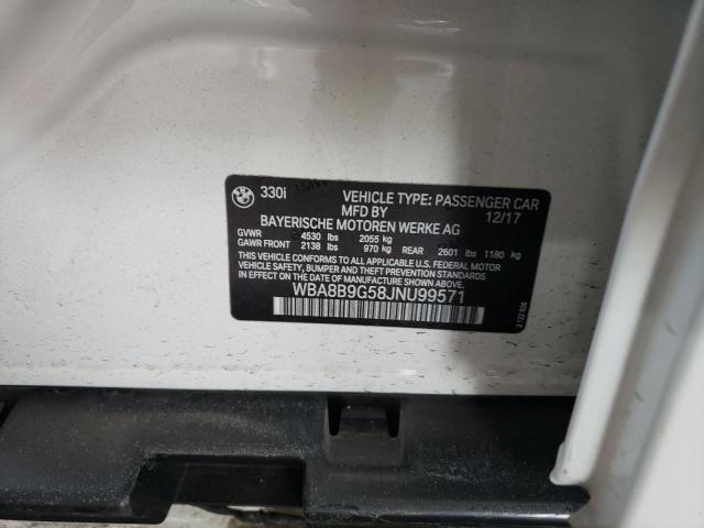 WBA8B9G58JNU99571 BMW 330 I
