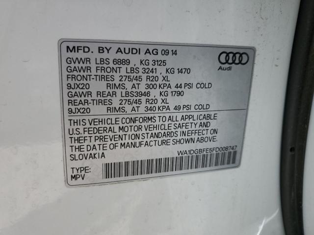 WA1DGBFE5FD008747 2015 AUDI Q7, photo no. 13