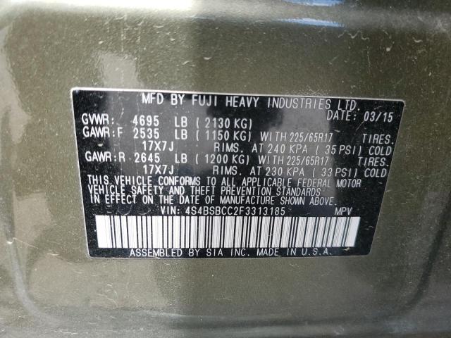 4S4BSBCC2F3313185 Subaru Outback 2.5i Premium
