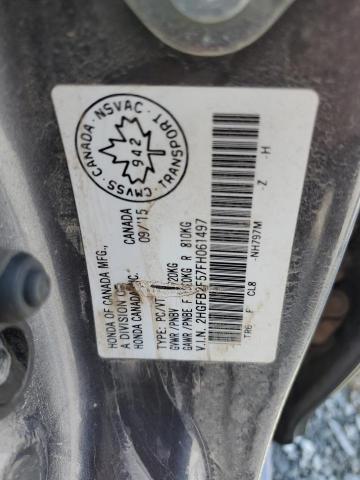 2015 HONDA CIVIC LX - 2HGFB2F57FH061497