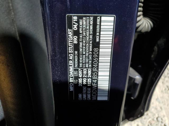 WDDWF4JB5JR406908 Mercedes-Benz C 300