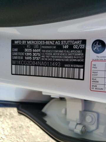 2022 MERCEDES-BENZ EQS SEDAN - W1KCG2DB4NA011493