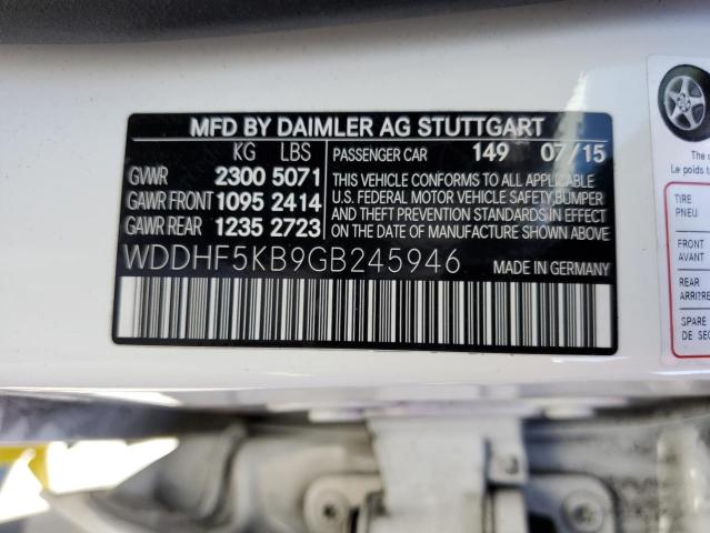 WDDHF5KB9GB245946 Mercedes-Benz E 350